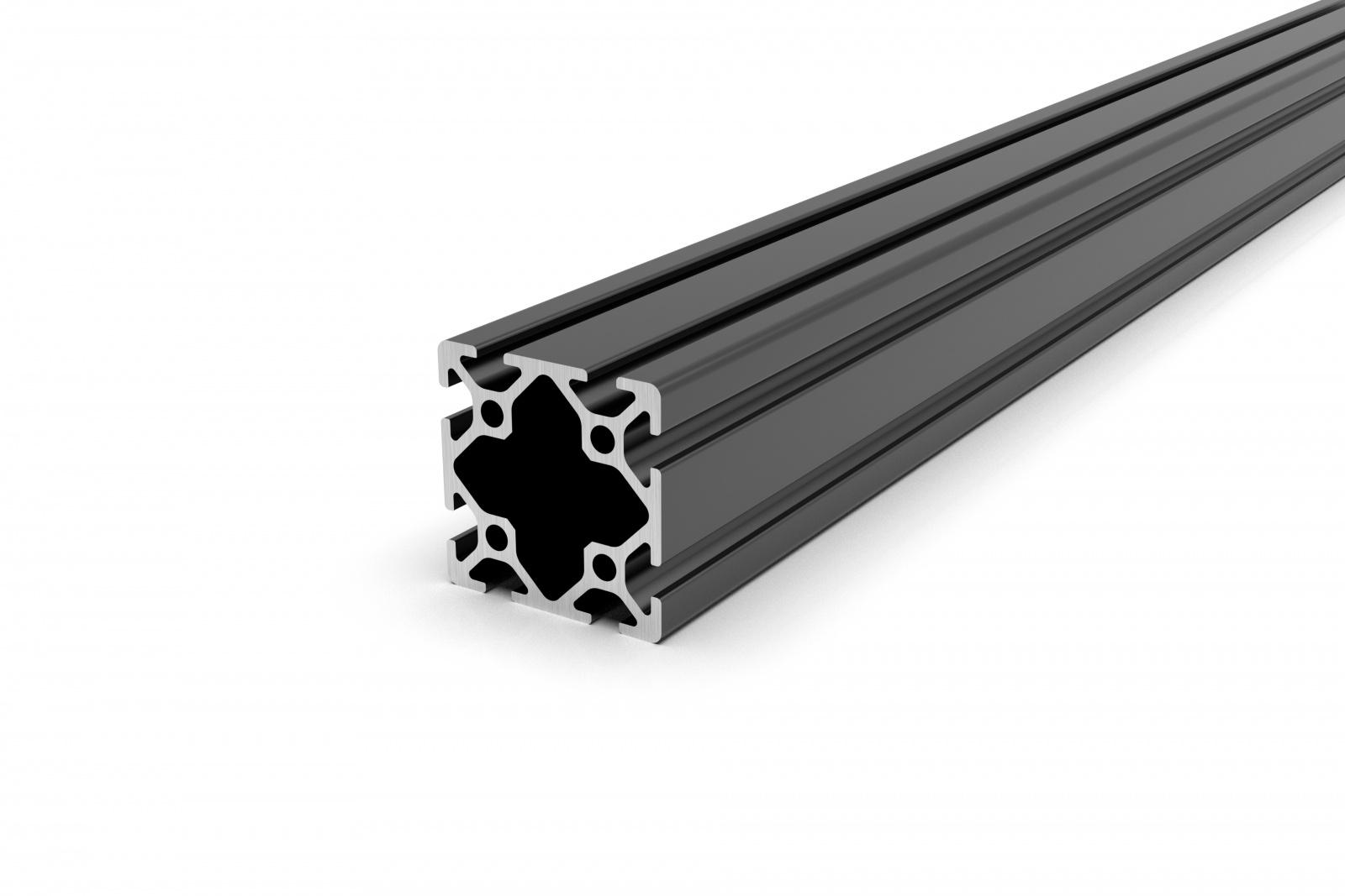 Aluminum profile 40x40 groove 5 I-type Black